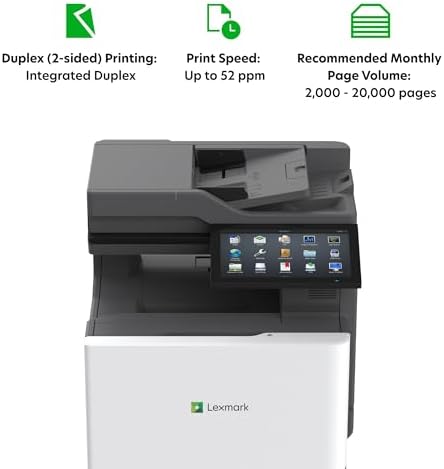 Lexmark CX735adse Delivers Performance, Security, and Ease of use for mid-to-Large workgroups at speeds up to 52 Pages per Minute.(47C9600) - Image 5