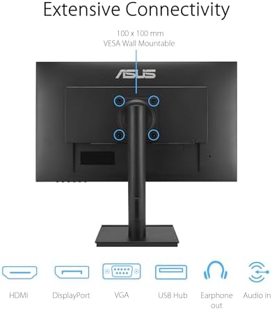 ASUS VA27DQFS 27 Inch 1080P Computer Monitor, USB Docking, TAA Compliant - Image 6