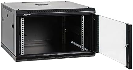 AEONS 6U Wall Mount Network Server Cabinet, 24" Depth, 132 lbs Capacity - Image 3