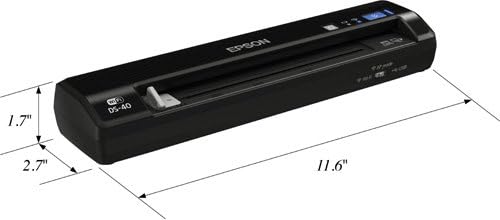 Epson Workforce DS-40 Wireless Portable Color Document Scanner - Image 3