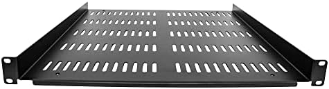StarTech 1U Vented Rack Shelf, 19in, 55lb, 20in Deep (SHELF-1U-20-FIXED-V) - Image 4