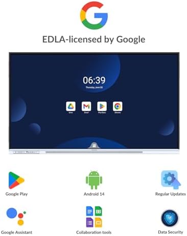65 Inch 4K Smart Board, Google EDLA-Certified Interactive Whiteboard - Image 2