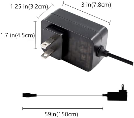 19V AC DC Adapter Charging Cord for ScanSnap iX2500 iX2400 Wireless or USB High-Speed Document Photo & Receipt Scanner PA03860-K991 PA03860-K992 PA03860-B005 PA03860-B105 DA-40B19 Power Supply Charger - Image 4