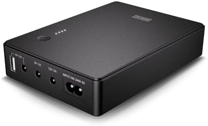 Mini UPS Battery Backup for Router, Modem, Security Camera by SHANQIU
