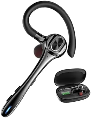 Bluetooth Headset Wireless Earpiece Single Ear Earphones for iOS Android by ORANCU