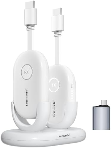 Lemorele G500 8-in-1 Wireless HDMI Conference System with 1 x USB-C Adapter by Lemorele