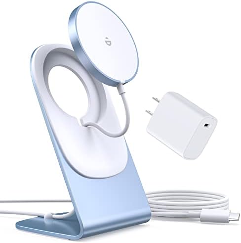 Magnetic Wireless Charger Stand + Charging Pad for iPhone Duo/18-12 Series by Kabysio