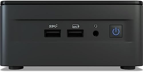 Intel NUC 13 Pro Kit NUC13ANHi5 Tall Mini Business Desktop Computer, 13th Gen Intel 12-Core i5-1340P up to 4.6GHz, 16GB DDR4 RAM, 512GB PCIe SSD, WiFi 6, Bluetooth 5.3, Windows 11 Pro, AZ-XUT by Unknown