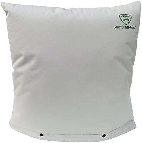 Insulated Pouch - Backflow Insulation Cover for Winter Freeze Protection, Pale Khaki, 30’’W x 30’’H - Measure Before Purchase by ArtiGifts