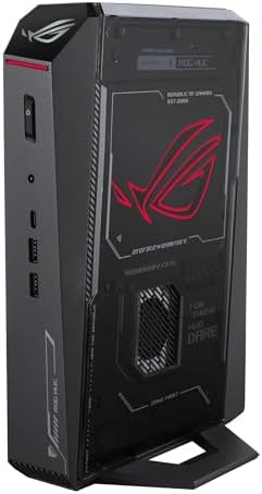 ROG NUC (2025) Gaming Mini PC with Intel® Core™ Ultra 7 (Series 2) ARL-HX CPU, NVIDIA® GeForce RTX™ 5060 MobileGPU, 32GB DDR5 RAM, 1TB NVMe SSD, Thunderbolt™ 4, Triple-Fan Cooling, and ARGB Lighting by Unknown