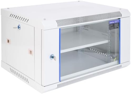 6U Wall Mount Server Rack 450mm Deep Network Cabinet, Lockable by SAIPWELL