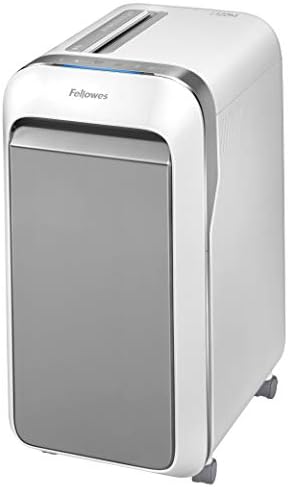 Fellowes LX22M 20 Sheet P-4 Micro-Cut, Heavy Duty Paper Shredder for Office, 100% Jam Proof (White) & Powershred Performance Shredder Oil, 12 oz. Extended Nozzle Bottle (35250) - Image 2