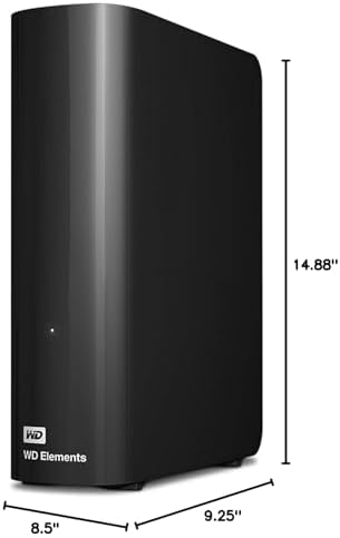 Western Digital WD 5TB Elements Portable External Hard Drive for Windows, USB 3.2 Gen 1/USB 3.0 for PC & Mac, Plug and Play Ready - WDBU6Y0050BBK-WESN - Image 5