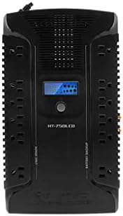 Forza UPS 750VA/450W Line Interactive Uninterrupted Battery Backup Supply, 12 Outlets, AVR, LCD Screen, USB, Coaxial, 3 Year Warranty 120V | UPS interactiva by ForzaPowerTechnologies