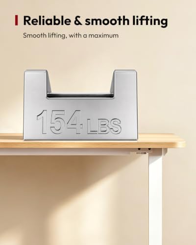 SANODESK 40''x24'' Height Adjustable Electric Standing Desk for Home Office - Image 5