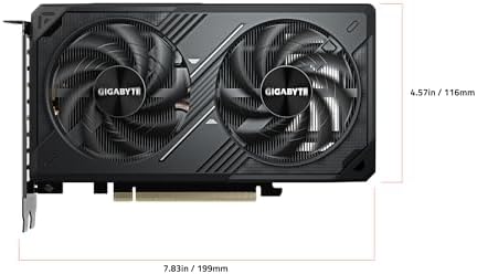 GIGABYTE GeForce RTX 5060 WINDFORCE MAX OC 8G Graphics Card, Cooling System, 8GB 128-bit GDDR7, PCIe 5.0, by NVIDIA, DisplayPort & HDMI - Video Output Interface, GV-N5060WF2MAX OC-8GD Video Card - Image 6