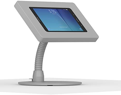 VidaMount Light Grey Enclosure and Portable Flexible Stand [Bundle] Compatible with Samsung Galaxy Tab E 8.0 by VidaMount