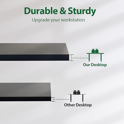 Agilestic 71 * 32 Inch Height Adjustable Electric Standing Desk, Black - Image 5