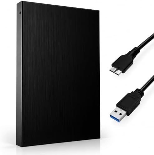 1TB External Hard Drive USB 3.0, 2.5-Inch, Black by Unknown