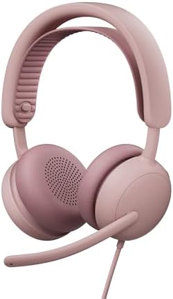 Logitech Zone Wired 2 Noise Canceling Headset with Adaptive Hybrid - Rose by Unknown
