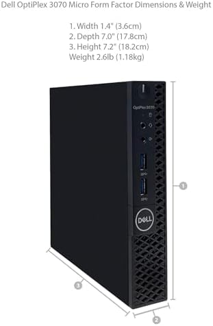 Dell Optiplex 3070 mini pc Core i3-9100T 8GB RAM 256GB SSD(Renewed) - Image 2