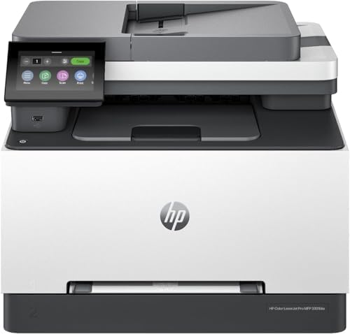 HP Color Laserjet Pro MFP 3301cdw Wireless All-in-One Color Laser Printer, Scanner, Copier, Best-for-Office (499Q3F) (Renewed) by Amazon+Renewed