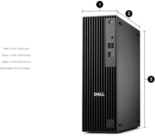 Dell Pro1250 Desktop, New OptiPlex Version, Intel I9-14900K(24 Core, 36MB Cache, 32Threads,), 32GB DDR5 RAM, 1TB PCIe SSD, Dual 4K Monitor Support, Ultra-Quiet Design, Ethernet, Windows11 Pro - Image 5