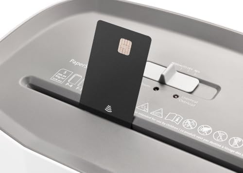 Dahle PaperSAFE PS 140 Paper Shredder, Oil Free, Jam Protection, Security Level P-4, 10 Sheet Max, Shreds Staples, Paper Clips & Credit Cards - Image 3