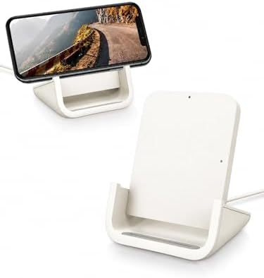 Wireless Charger YUWISS Wireless Charging Stand Cordless Charger 10/7.5/5W Compatible with iPhone 14 13 12/12 /11Pro Max/XR/XS Max/XS/X/8/8Plus Galaxy S22/S21/S9/S9+/S8/S8+ Note by YWYUWISS