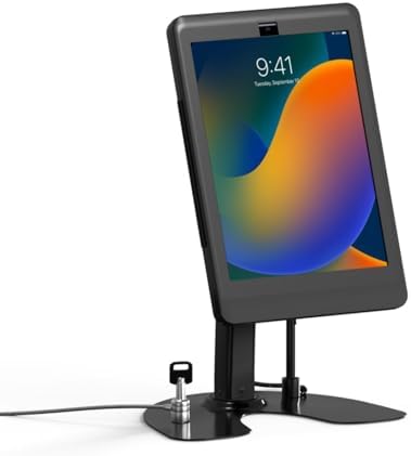 Dual POS Kiosk – CTA Dual Security Kiosk Stand for 11” iPad Pro 3rd and 4th Generation Tablets for Retail Point of Sale (PAD-ASK11B) by CTADigital