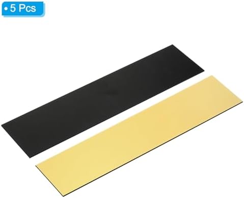 Tool Part for 5Pcs 8"x2" Blank Engraving Name Plate Personalized Laser Printing Plate Golden - Image 3