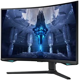 Samsung 32" Odyssey Neo G7 4K UHD 165Hz 1ms G-Sync 1000R Curved Gaming Monitor, Quantum HDR2000, AMD FreeSync Premium Pro, Ultrawide Game View, DisplayPort, HDMI, Height Adjustable Stand, Black - Image 5