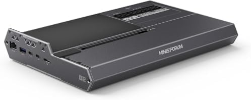 MINISFORUM DEG2 eGPU Docking Station for OCuLink and USB4 V2, (Supports TBT5), Graphics Card Extension Enclosure, Works with ATX/SFX Power Supplies, Features M.2 Slot,2.5G LAN Portand USB 3.2 Port by MINISFORUM