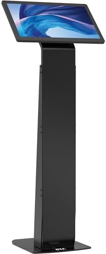 Premium Monitor Floor Stand - CTA Premium Floor Stand for Monitors up 32" - Black - (ADD-PARAFSM) by CTADigital