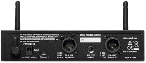 Samson Concert XD2 Dual Handheld Digital Wireless Microphone System - Image 4