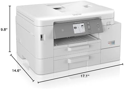 Brother MFC-J4535DW INKvestment Tank All-in-One Color Inkjet Printer with NFC, Duplex and Wireless Printing Plus Up to 1-Year of Ink in-Box, Works with Alexa (Renewed), White - Image 7