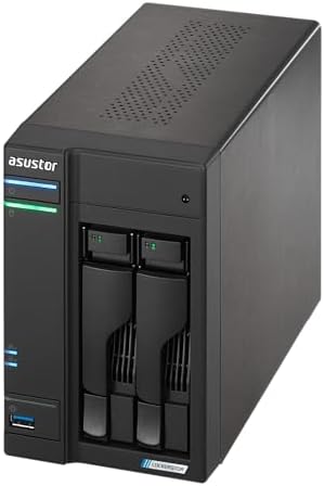 Asustor Lockerstor 2 Gen2+ AS6702T v2 2 Bay NAS, Intel Quad-Core CPU, Dual 5GbE Ports, 4GB DDR4, 4 M.2 SSD Slots, HDMI, Plex Media Server, Video Editing, Creator, Network Attached Storage (Diskless) - Image 6