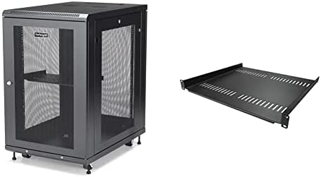 StarTech.com 19" 18U Server Rack Cabinet and 1U Server Rack Shelf Bundle by Unknown