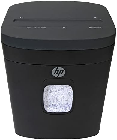 HP - Micro Cut Paper Shredder, 12-Sheet with Slide Top for Office - Image 5