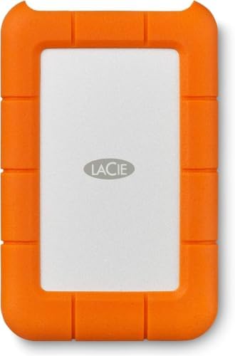 LaCie Rugged Mini, 2TB, 2.5", Portable External Hard Drive, for PC Mac iPad and iPhone, Data Rescue Service (LAC9000298) (Pack of 9) by LaCie