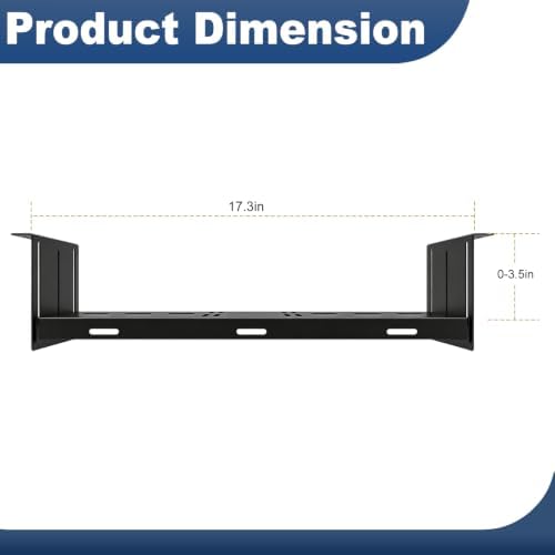 19In 4U Rack Mount VESA Monitor Bracket for Server Rack & Network Cabinet - Image 5