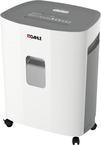 Dahle PaperSAFE PS 260 Paper Shredder, Oil Free, Jam Protection, Security Level P-4, 12 Sheet Max, Shreds CDs, Staples, Paper Clips & Credit Cards by Dahle