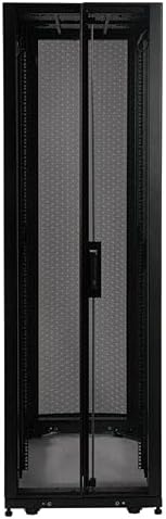 TRIPP LITE 42U Server Rack Enclosure Cabinet with Doors & Side Panels, Standard Width for 19 inch Equipment, Standard 42 inch Depth, 3000 Pound Capacity, Black, 5-Year Warranty (SR42UB) - Image 6