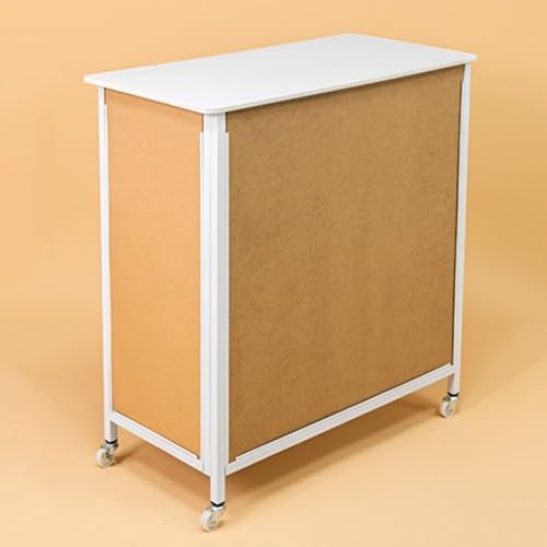 Mobile Portable Promotion Counter Table, Pop Up Podium Trade Show Exhibition Reception Event Desk Trade Show Display Counter Speech Stand ,Supermarket Tasting Table Advertising Display Banner Stand by Unknown