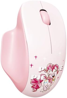 My Little Pony Silent Wireless Mouse -M06 Pinkie Pie Bluetooth & 2.4G Silent Mouse, 1600 DPI Cute Computer Mouse for Laptop, Mac, PC, Aesthetic Desk Accessories Gift for Fans, Women (Pink) by MyLittlePony