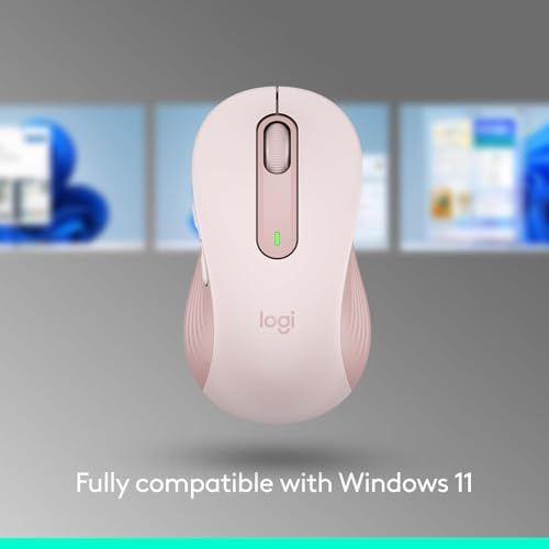 Logitech Signature M650 Wireless Mouse Small to Medium Sized Hands - Rose - Image 5