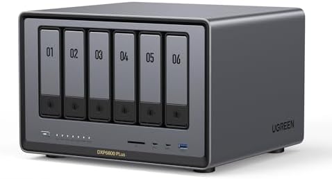 UGREEN NAS DXP6800 Plus 6-Bay Desktop NAS, Intel i3 1215u 6-Core CPU by UGREEN