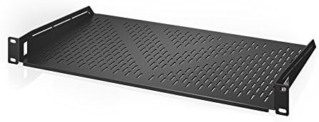 AC Infinity Vented Rack Shelf 1U, 10" Deep for 19" Servers & Racks by ACInfinity