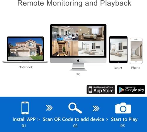 Wireless Security Camera System, Firstrend 8CH 1080P Wireless NVR System - Image 2