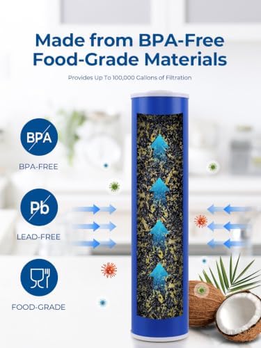 Heavy Metal & Chlorine Reduction Clear Whole House Water Filter System - Image 3